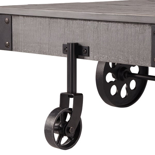 Myra Industrial and Rustic 47-inch Coffee Table by iNSPIRE Q Classic