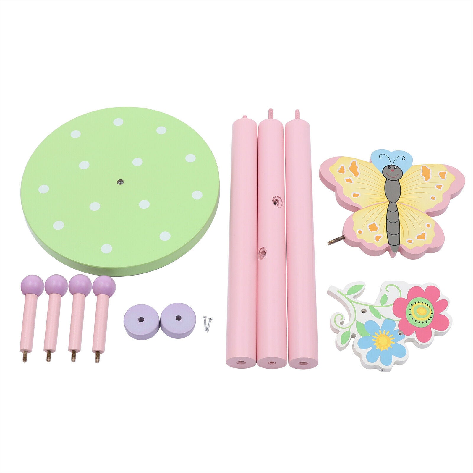 Miumaeov Butterfly Coat Rack Hanger Kids Animal Coat Rack for Handbag Hat Coat Freestand