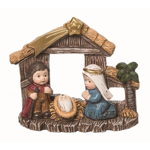 Transpac Resin Multicolored Christmas Nativity Decor