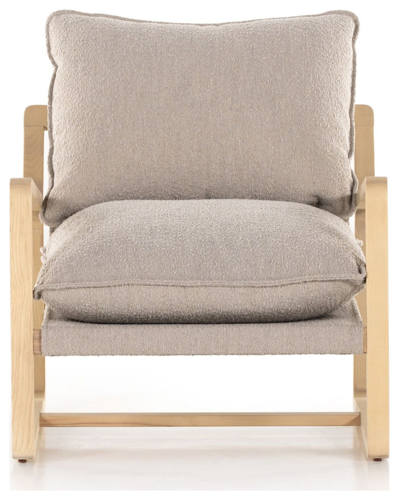 Ace Knoll Sand Chair   Midcentury   Armchairs And Accent Chairs   by Zin Home  Houzz