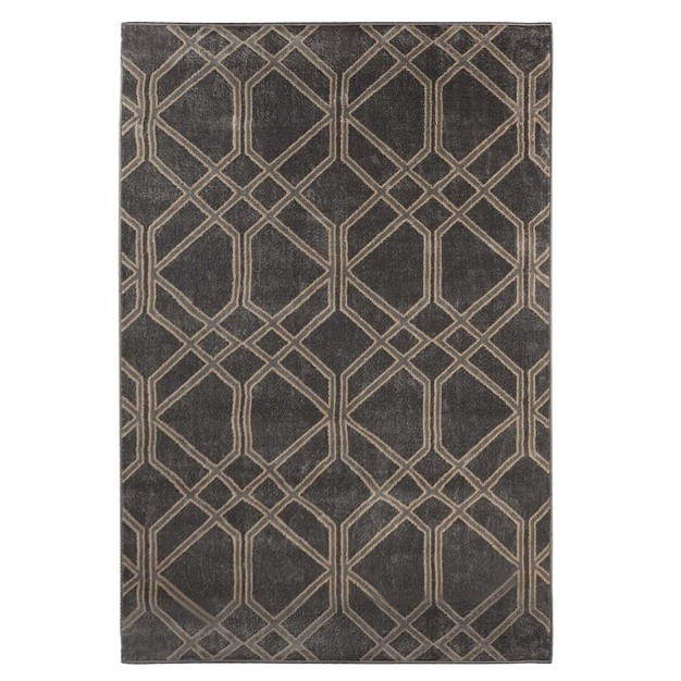 Modern Medallion Indoor Area Rug Or Runner By Blue Nile Mills