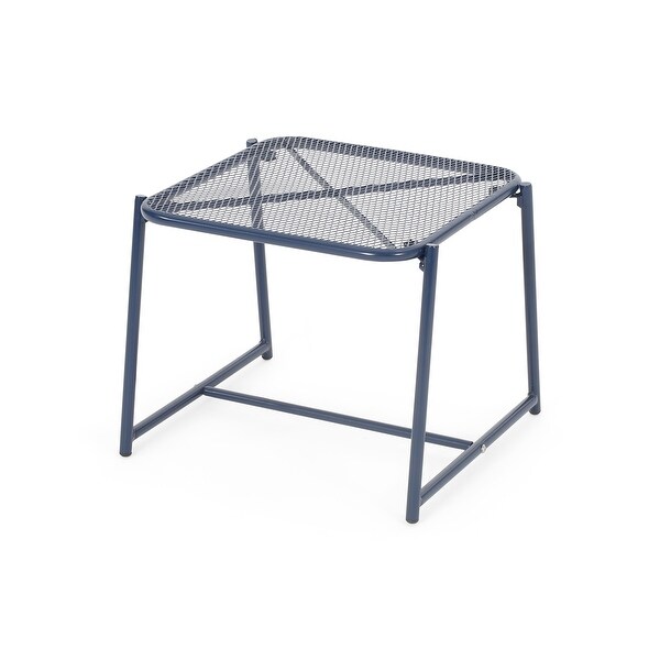 Bucknell Outdoor Iron Metal Mesh Side Table by Christopher Knight Home