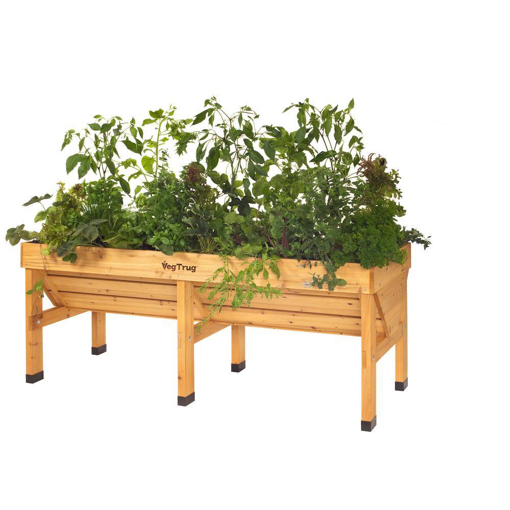 VegTrug 1.8 m Natural Cedar Raised Bed Planter VTNMD0367USA