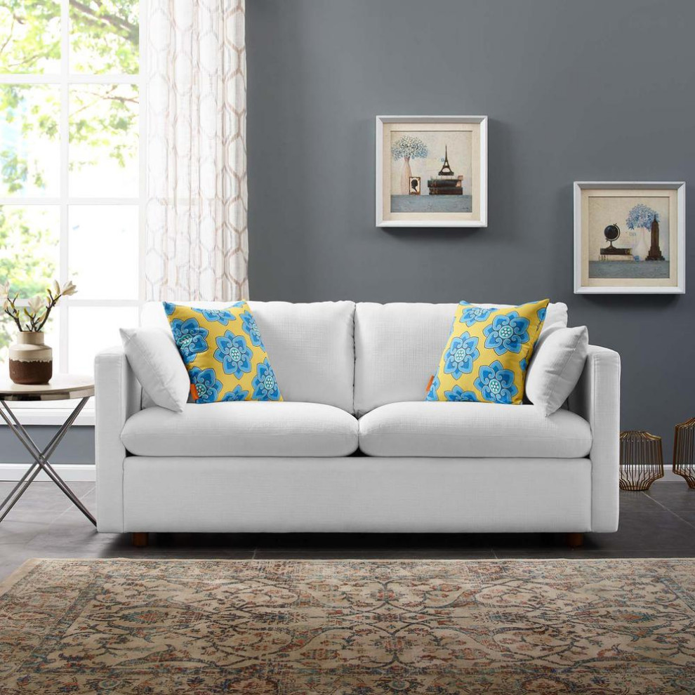 Activate Upholstered Fabric Sofa   Contemporary   Sofas   by BisonOffice  Houzz