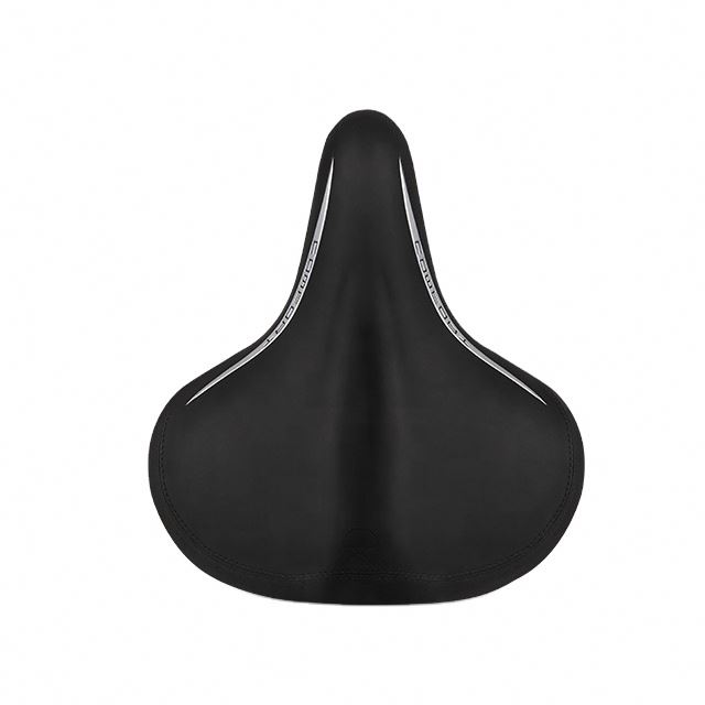 Leather Comfort Bike Seat For Women Or Men  Ergonomic Polygon Bicycle Saddle