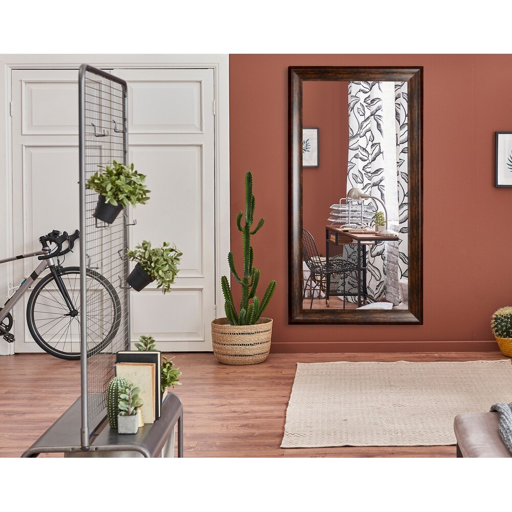 Deep Copper Extra Large Framed Wall Mirror