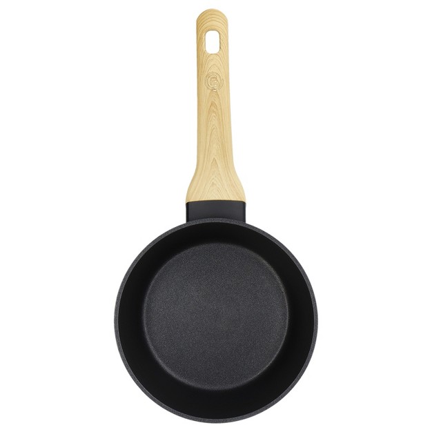 Masterchef 7 9 in Sauce Pan With Tempered Glass Lid And Soft touch Bakelite Handle