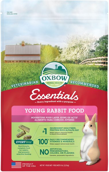 Oxbow Essentials Bunny Basics Young Rabbit Food