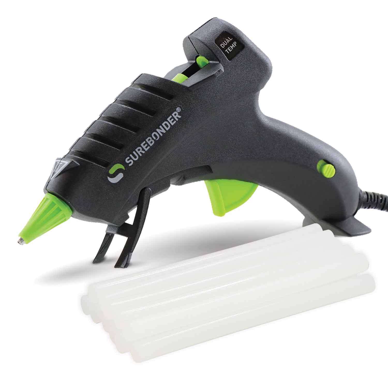 Surebonder Plus 10 W Dual Temperature Mini Glue Gun Kit 110 V