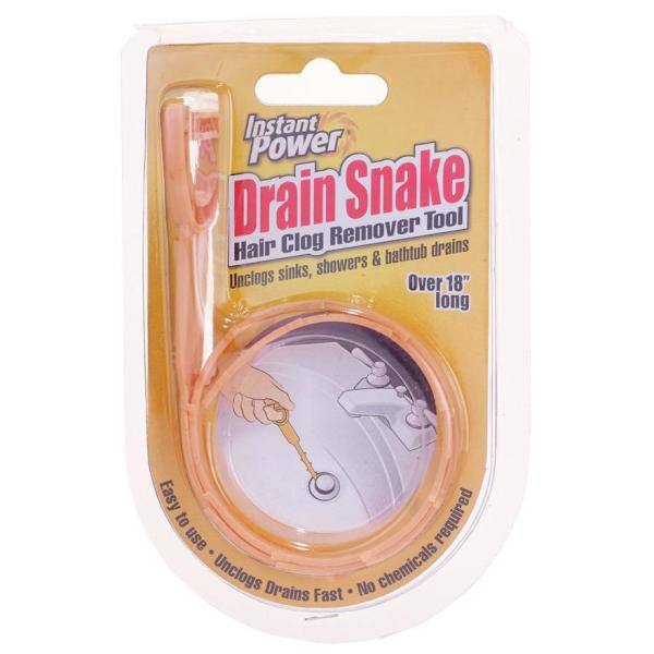 Instant Power Drain Snake Hair Clog Remover Tool 2301