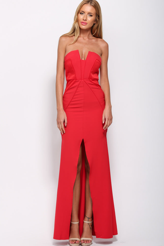 Kiss Me Maxi Dress Red