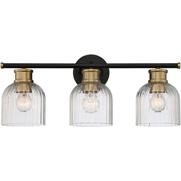 3 light Fixture Clear Glass Shade For Bathroom Vanity Mirror House