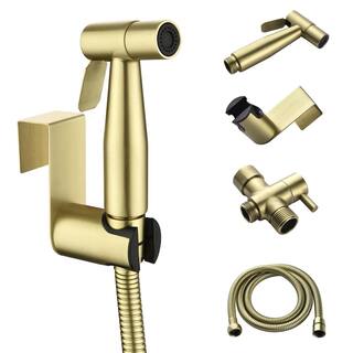 Nestfair Non- Electric Bidet Attachment in. Brushed Gold SMD6029G