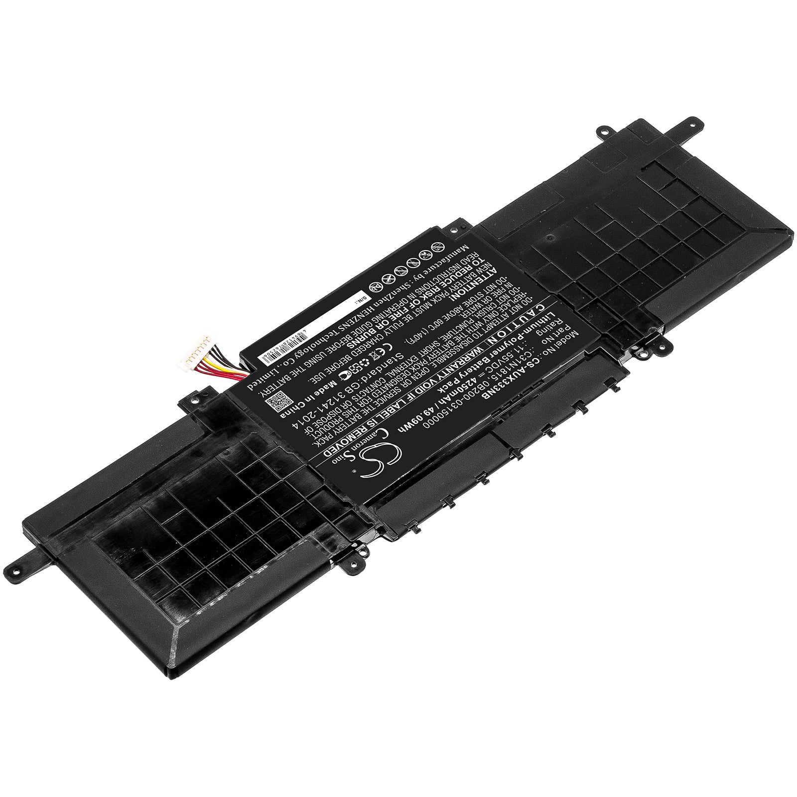 Asus BX333FN RX333FA RX333FAA3141T RX333FN RX333F Replacement Battery BatteryClerkcom Laptop and Notebook