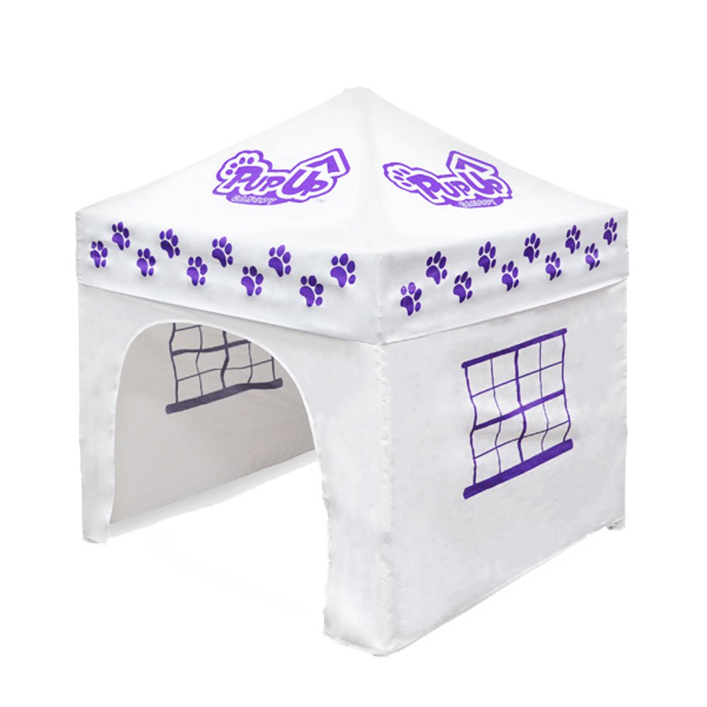 Caravan Canopy PupUp Portable Dog House， Purple， Large， 42