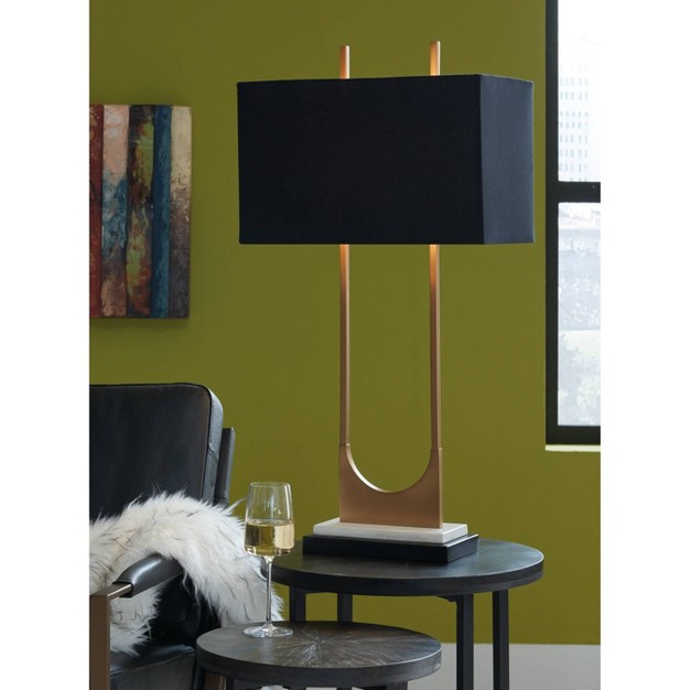 Malana Table Lamp Brass Signature Design By Ashley