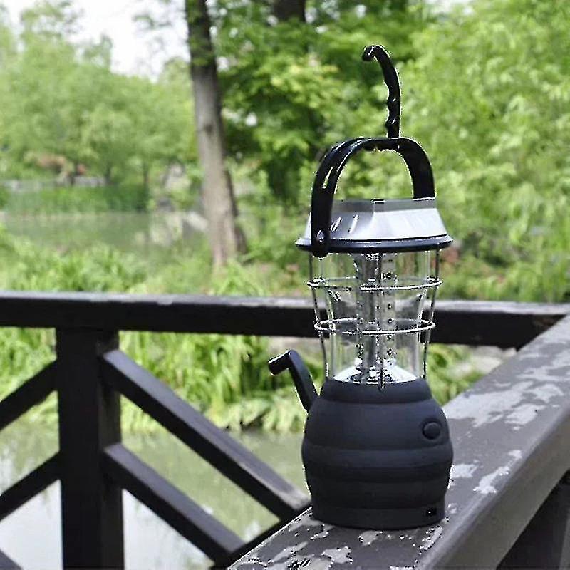 Solar Lantern Hand Crank Dynamo 36 Led Camping Lantern Emergency Light