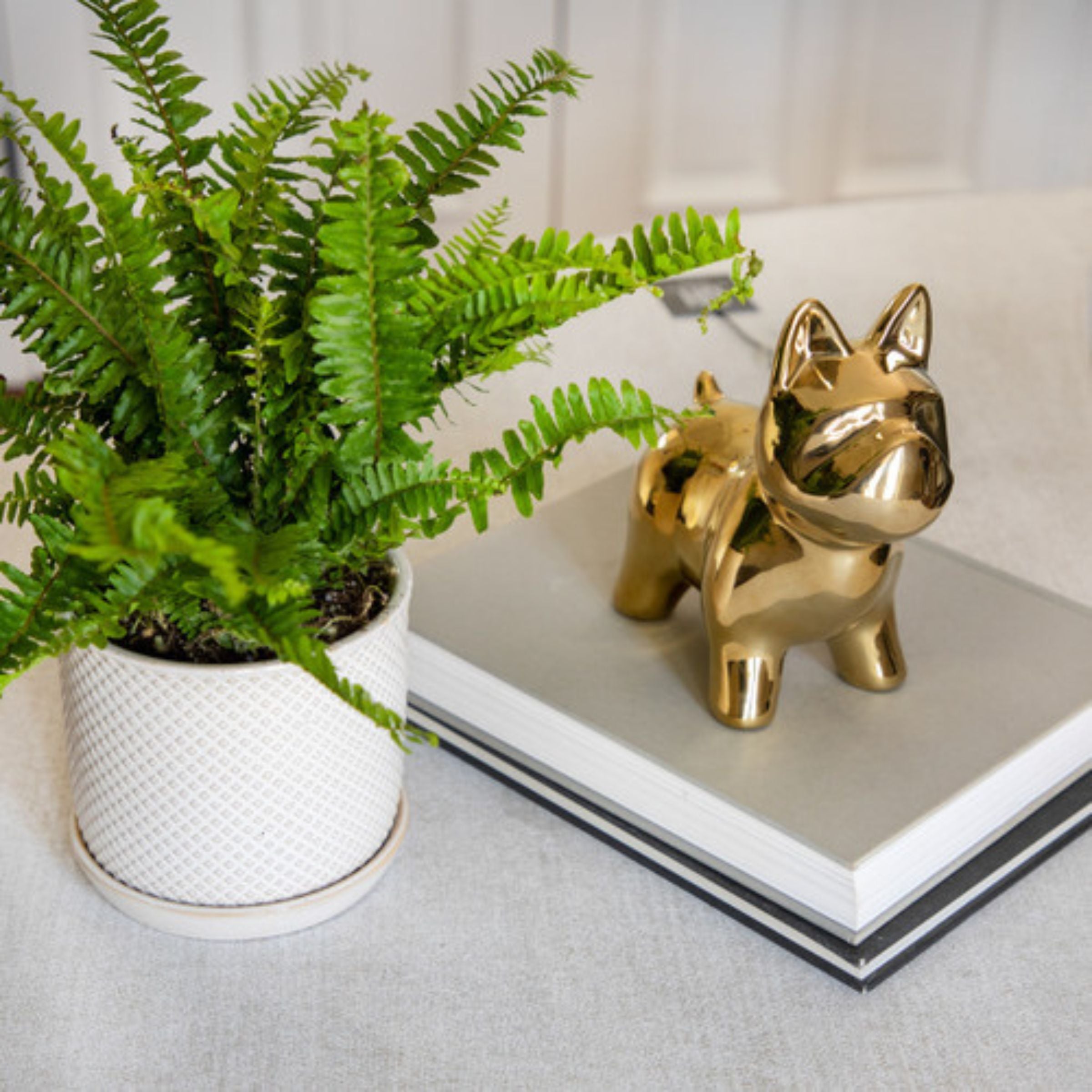 Dog Ceramic Table Décor - Gold 15827-01