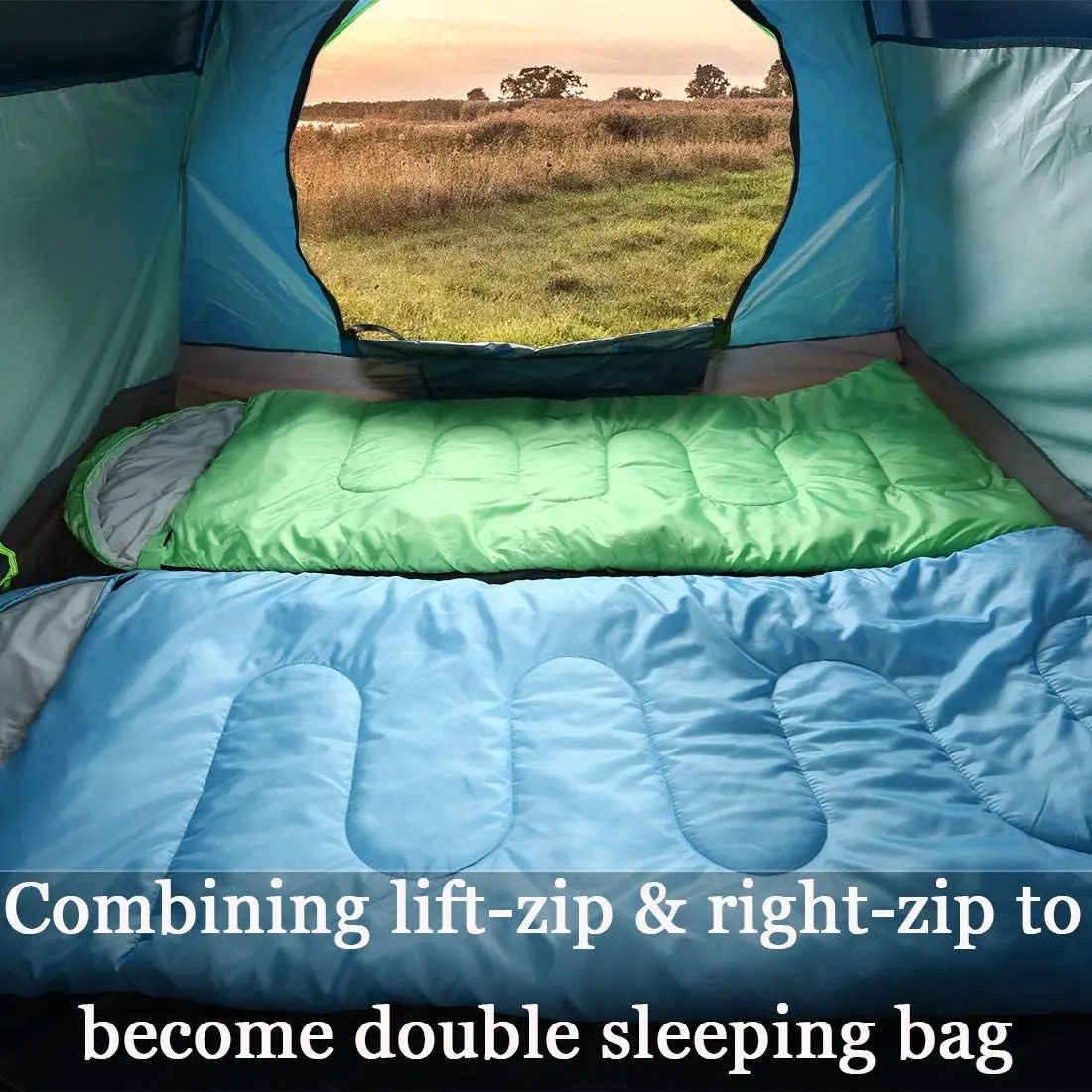 Cotton  Sleeping Bag for Adults Lightweight Sleeping Bag waterproof