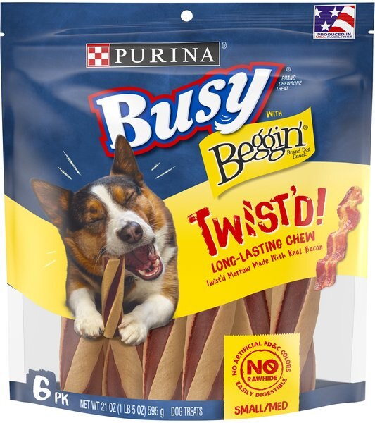 Purina Busy Bone with Beggin' Twist'd! Long-Lasting Small/Medium Dog Treat