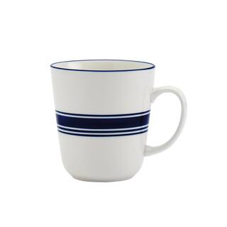 Tabletops Gallery Isiah 16-Piece Blue Stripe Dinnerware Set (Service for 4) TTU-F8231-ECM