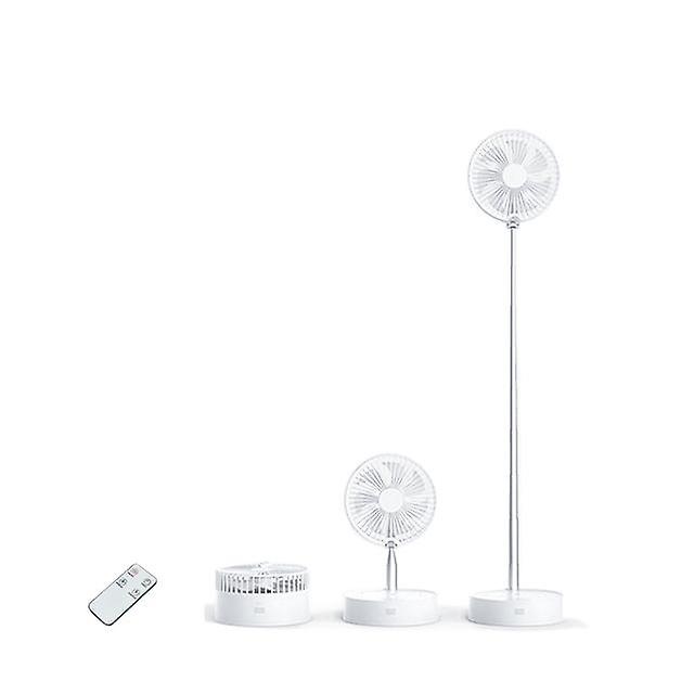 Portable Retractable Usb Charging Fan With Ring Light Timing Control