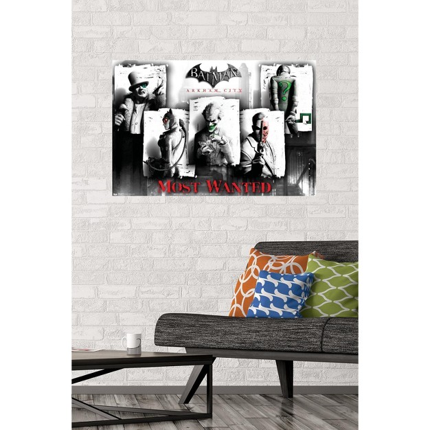 Trends International Dc Comics Video Game Arkham City Most Wanted Unframed Wall Poster Prints