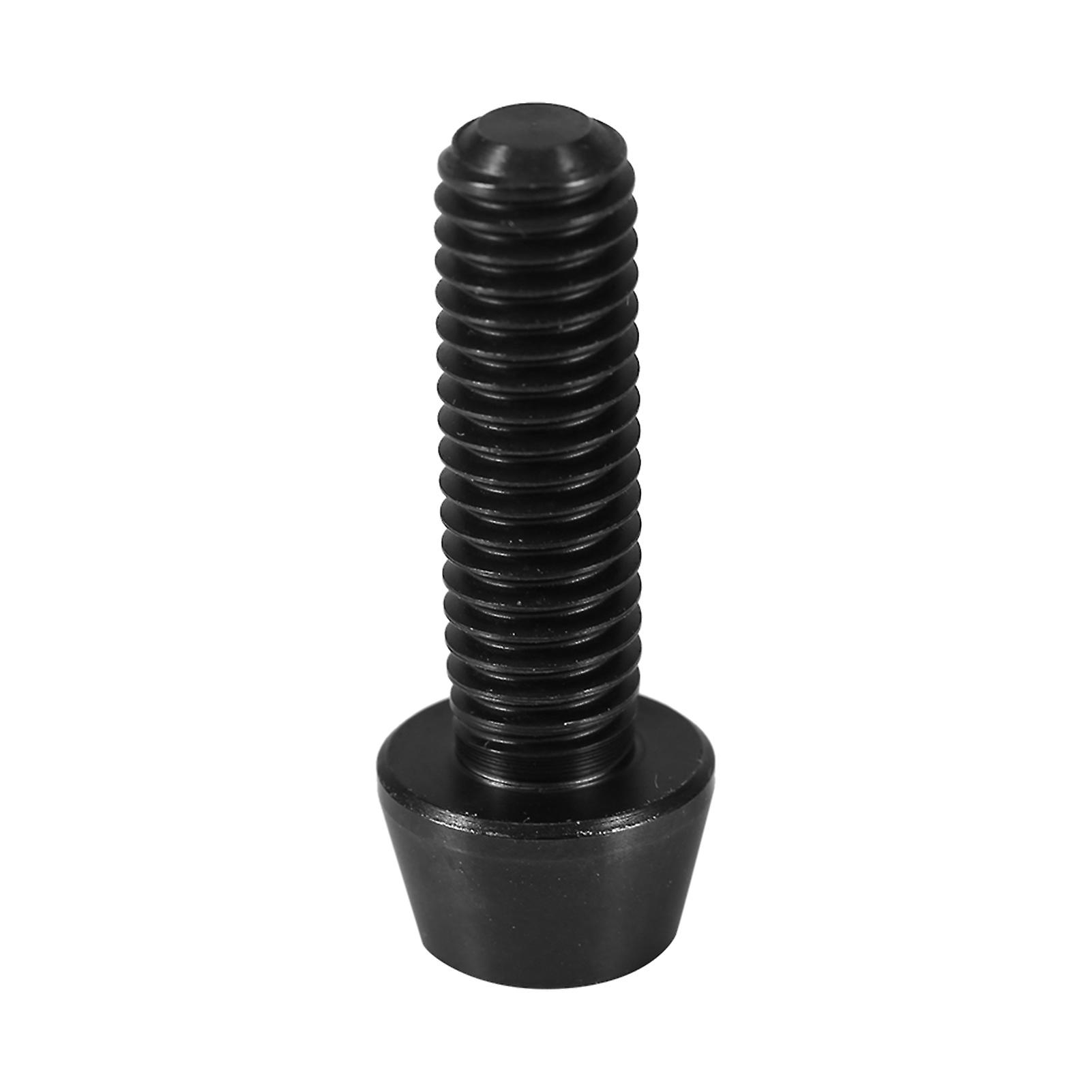 Titanium Alloy Titanium Tapered Head Screw With Washer For Mountain Bike(black/m6x20)