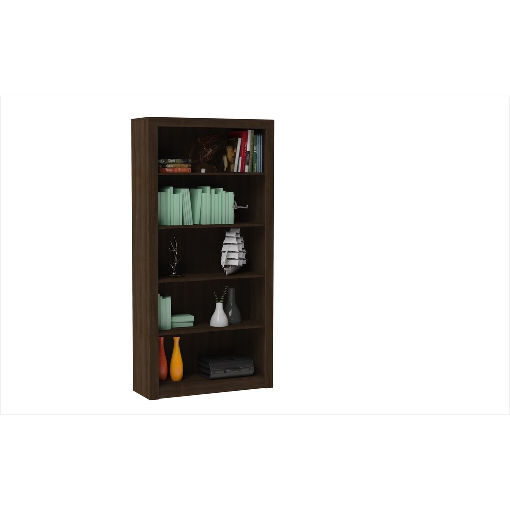 Manhattan Comfort Classic Olinda Bookcase 1.0 with 5 Shelves