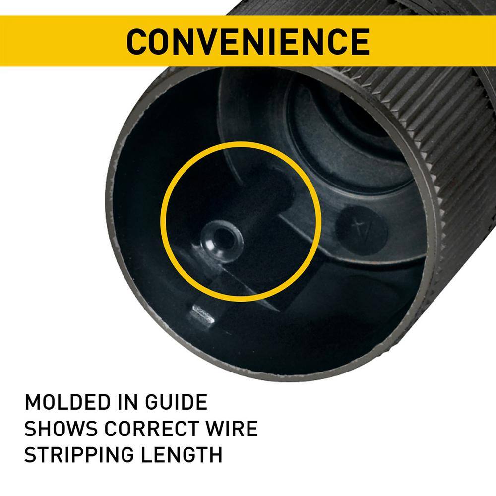 Legrand Pass  Seymour Armored 15 Amp 125-Volt NEMA 5-15R Straight Blade Connector PS520CCLBCCV4