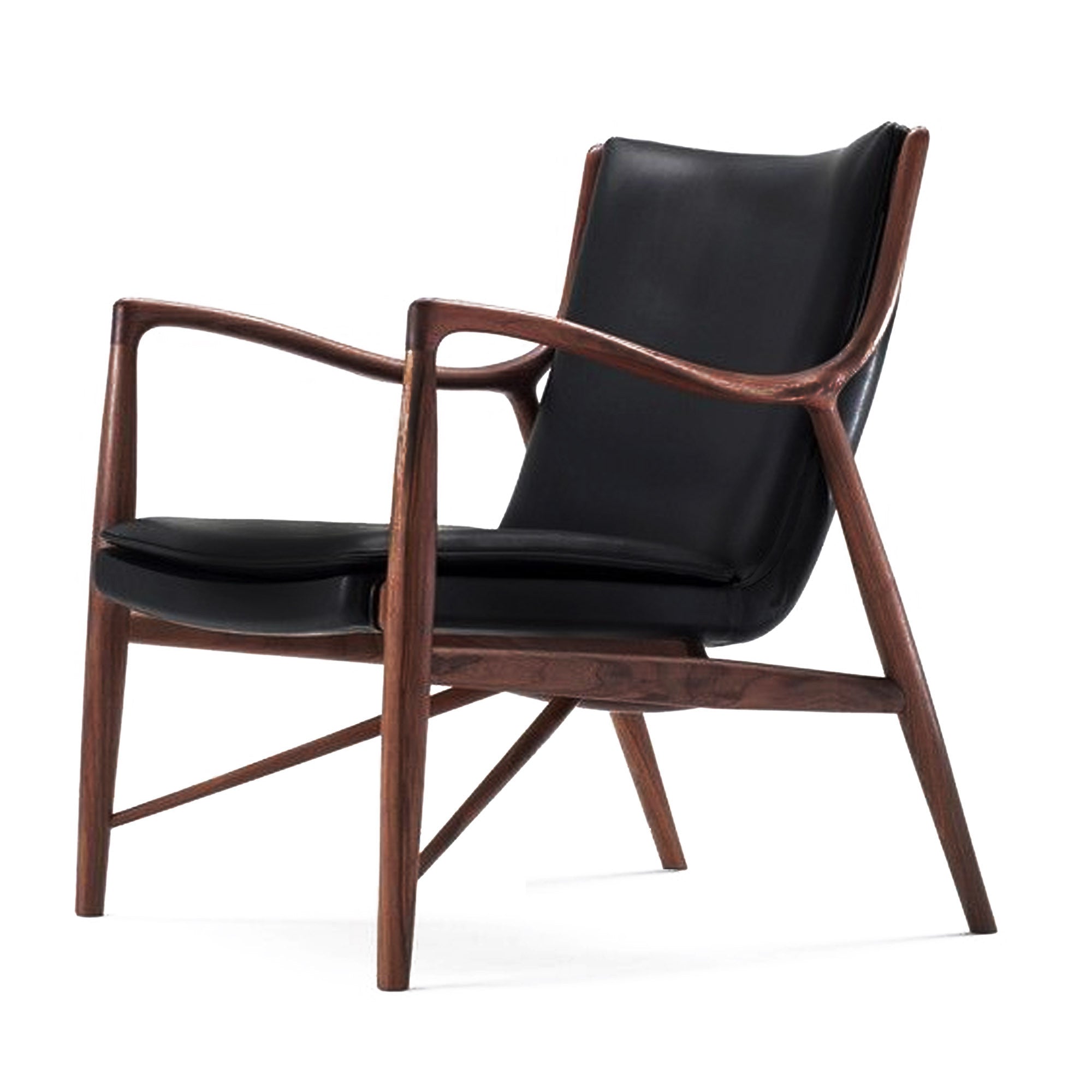 Retro Solid Wood Lounge Chair Smy15012