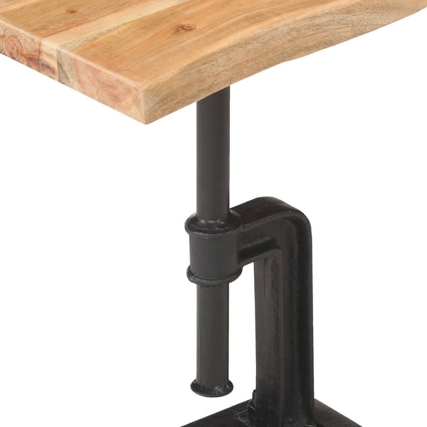 Side Table Light Wood 17.7