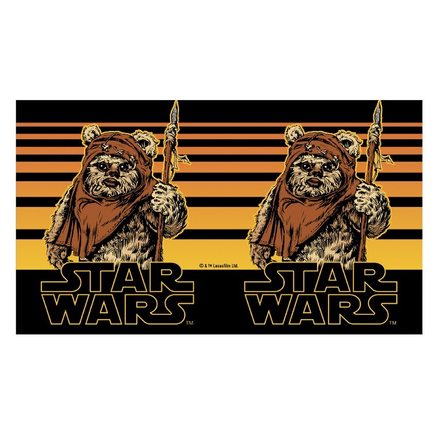 Star Wars Wicket Ewok Stripes Stainless Steel Water Bottle