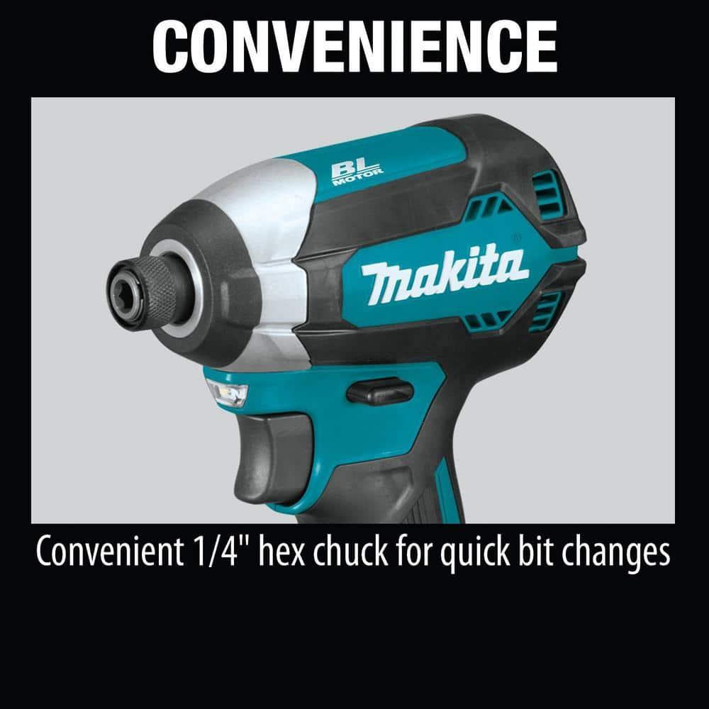 Makita 18V LXT Lithium-ion Brushless Cordless 2-Piece Combo Kit 3.0Ah Driver-Drill/ Impact Driver XT281S