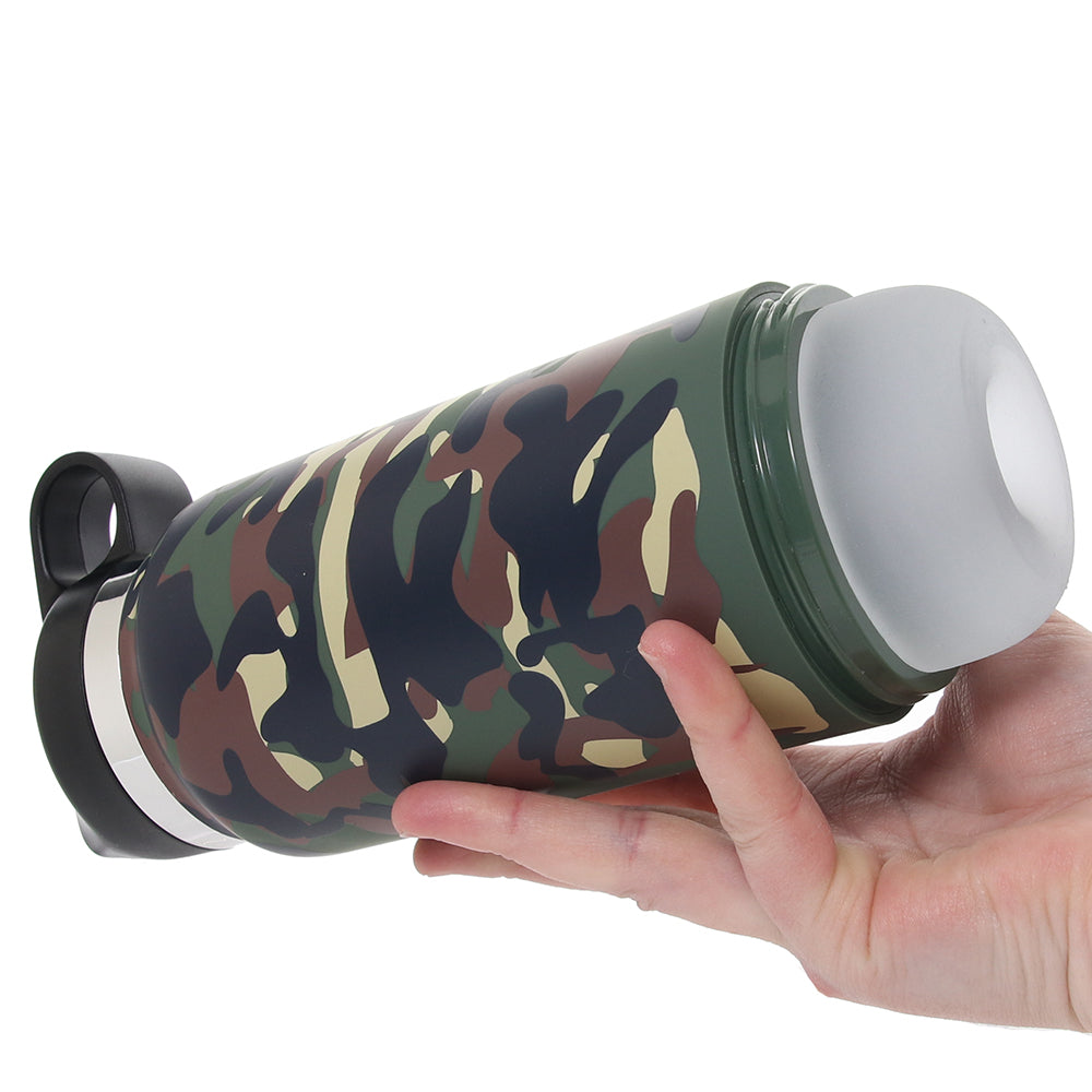 PDX Plus Fap Flask Happy Camper Discreet Stroker