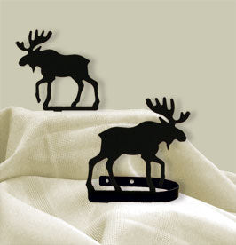 Village Wrought Iron CUR TB 19 Moose   Curtain Tie...