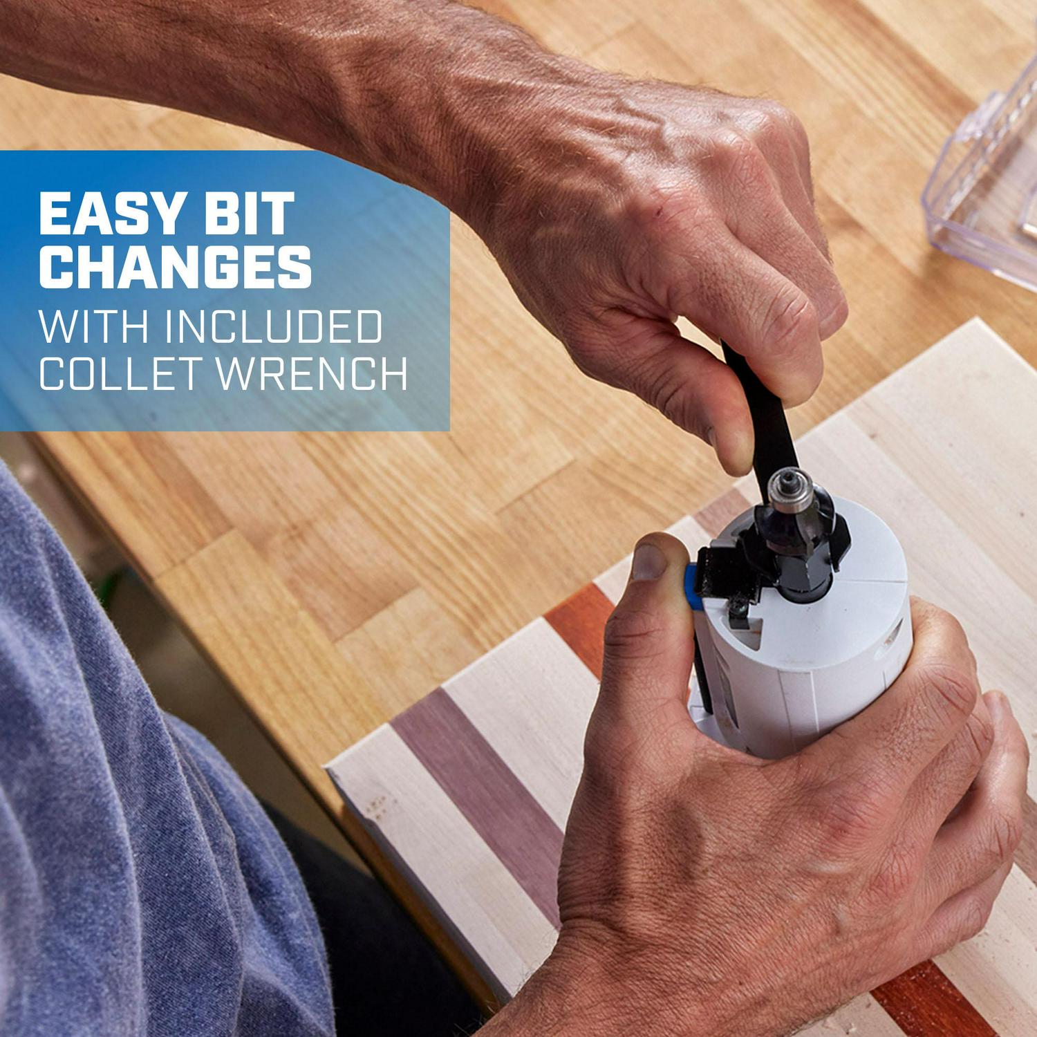 HART 20Volt Cordless Trim Router for Cutting Shaping and Trimming (Battery Not Included)  Crowdfused