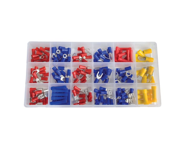 Uriah Products 175 Piece Assorted Terminal Crimp Kit - UA051010