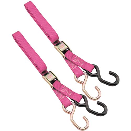 BikeMaster 1" Tiedowns (Pink)