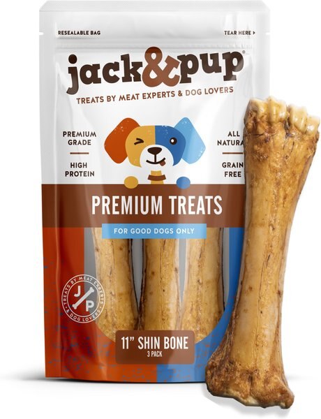 Jack and Pup Beef Shin Bone 11-in Dog Treat