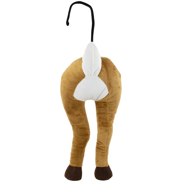 Plush Hanging Reindeer Legs Christmas Decoration