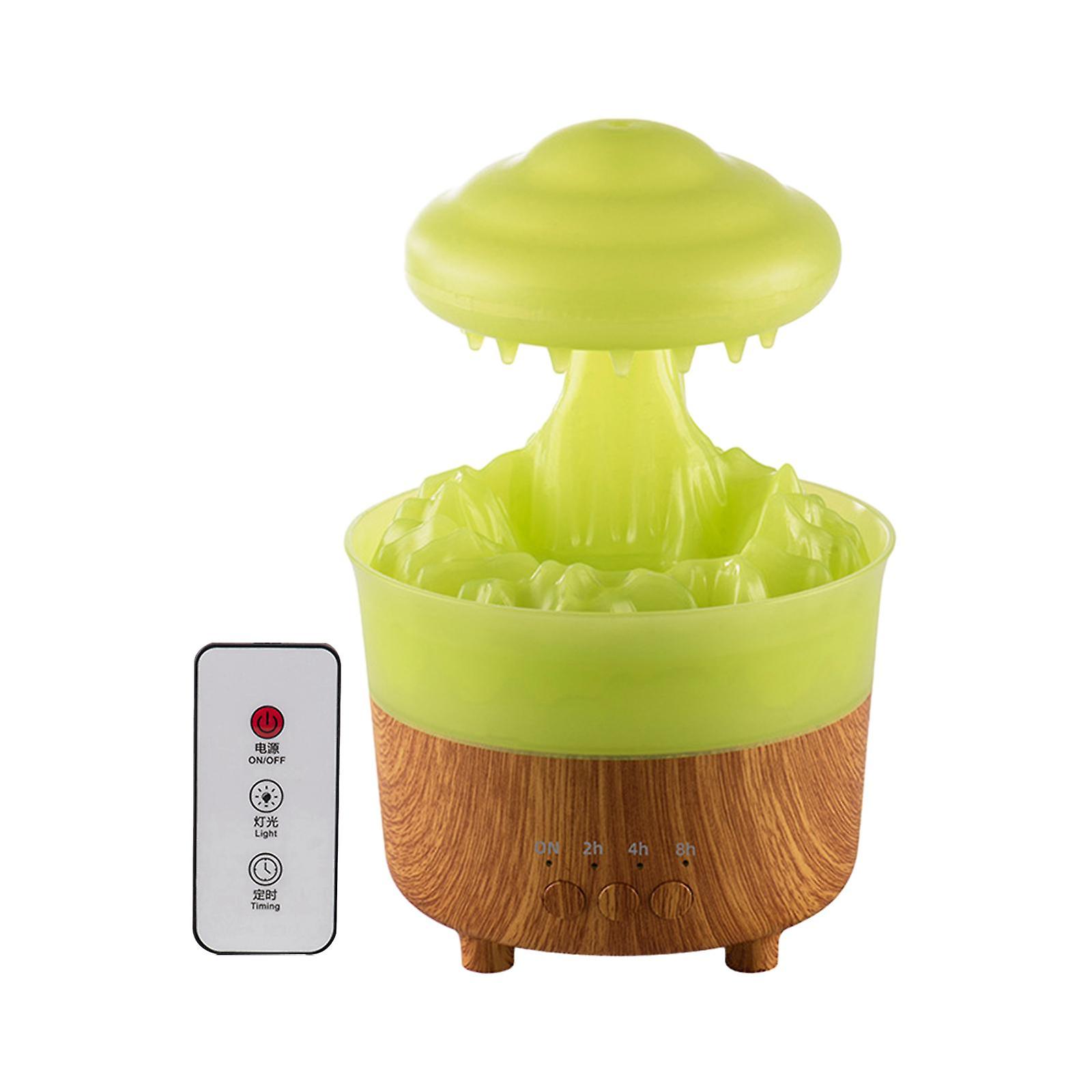 Droplet Cloud Humidifier Essential Oil Diffuser Eu 220v Plug For Home Office Green