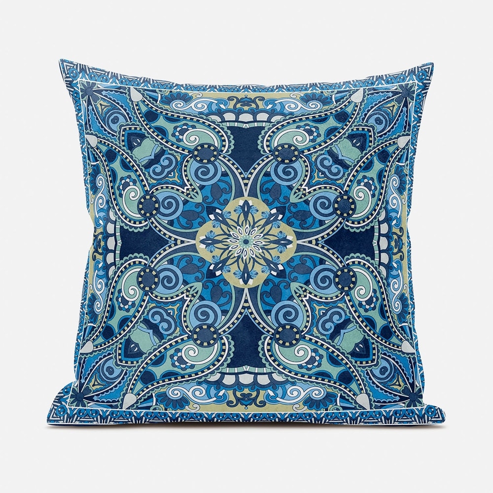 Amrita Sen Paisley Mural Indoor Outdoor Pillow