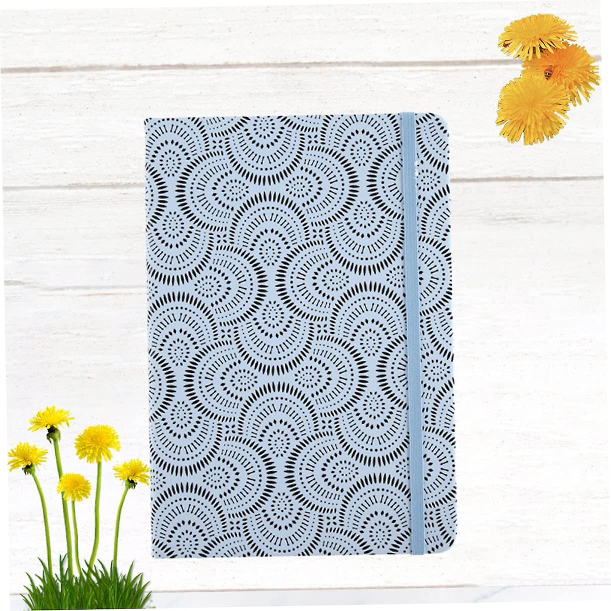 Business Notebook Business Notebook Diary Notebook Notepad Pu Notebook Printable Journal Sky-blue A5 Writing Notepad Pu Notebook