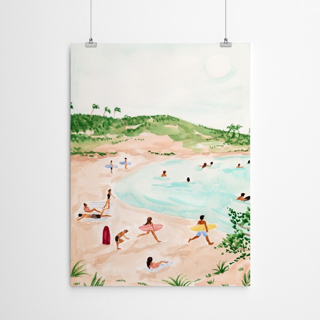 Americanflat Coastal Beach Day Ii By Sabina Fenn Poster