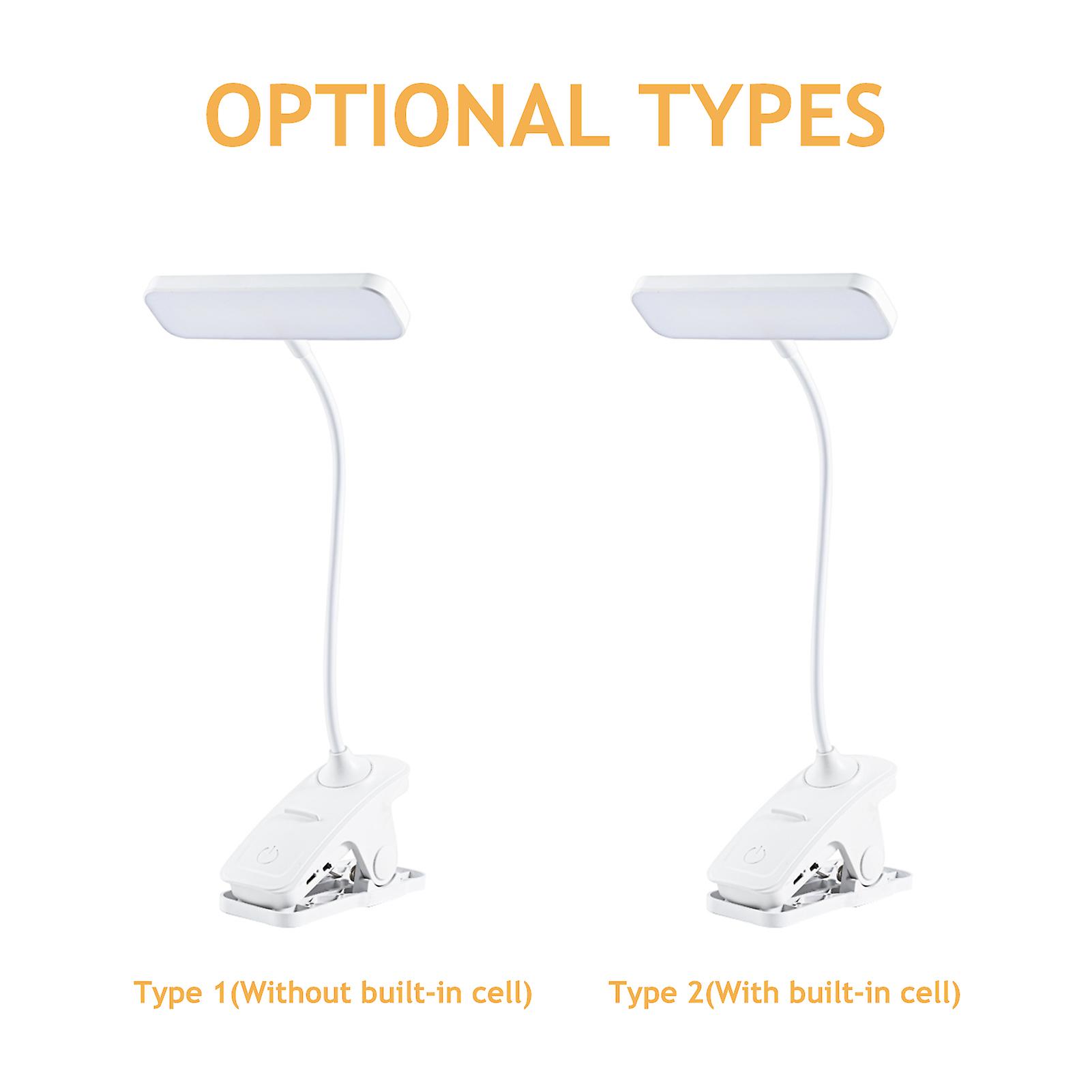 Dc5v 4w Leds Table Desk Reading Clamp Lamp 3 Colors Temperature Changeing/ Brightness Adjustable Dimmable/ P-hone Holder Design/ Flexible Bendable Tub