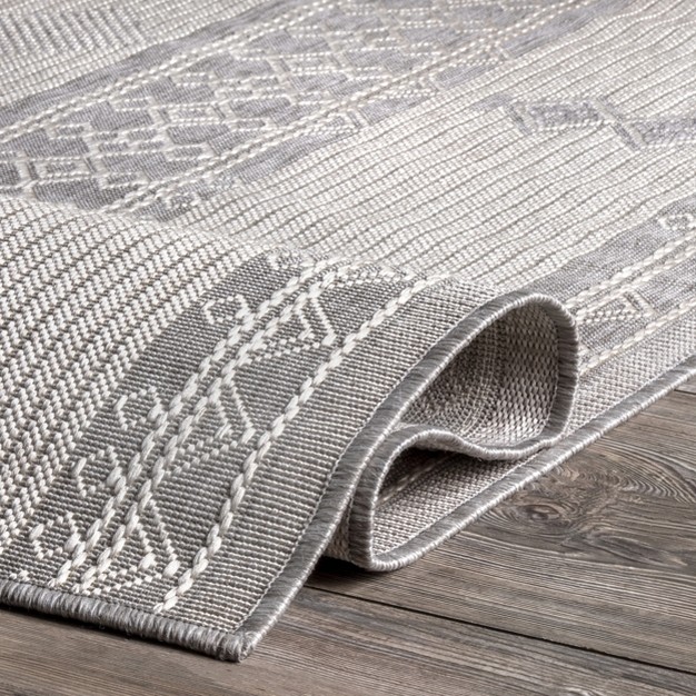 Nuloom Leigh Stripes Indoor outdoor Area Rug