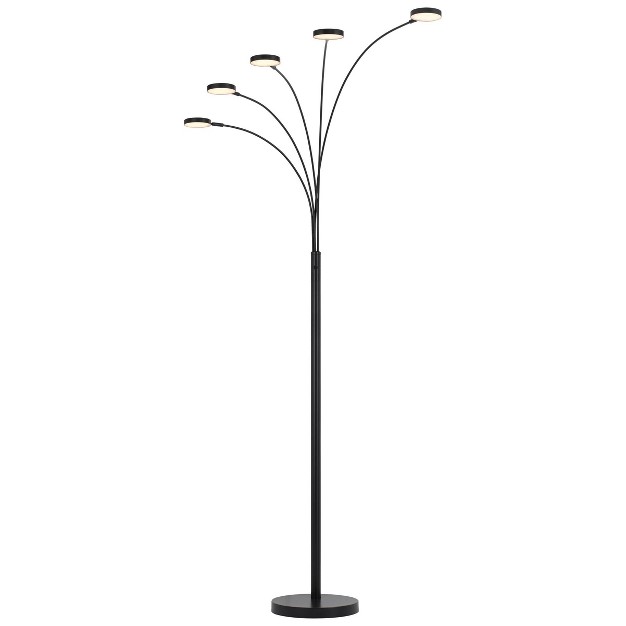 Metal Led Arc Floor Lamp Dark Bronze includes Led Light Bulb Cal Lighting