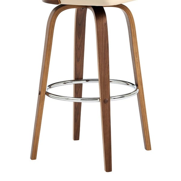 Swivel Bar Stool with Ornate Geometric Cut Out Back - 19 L x 19 W x 41 H Inches