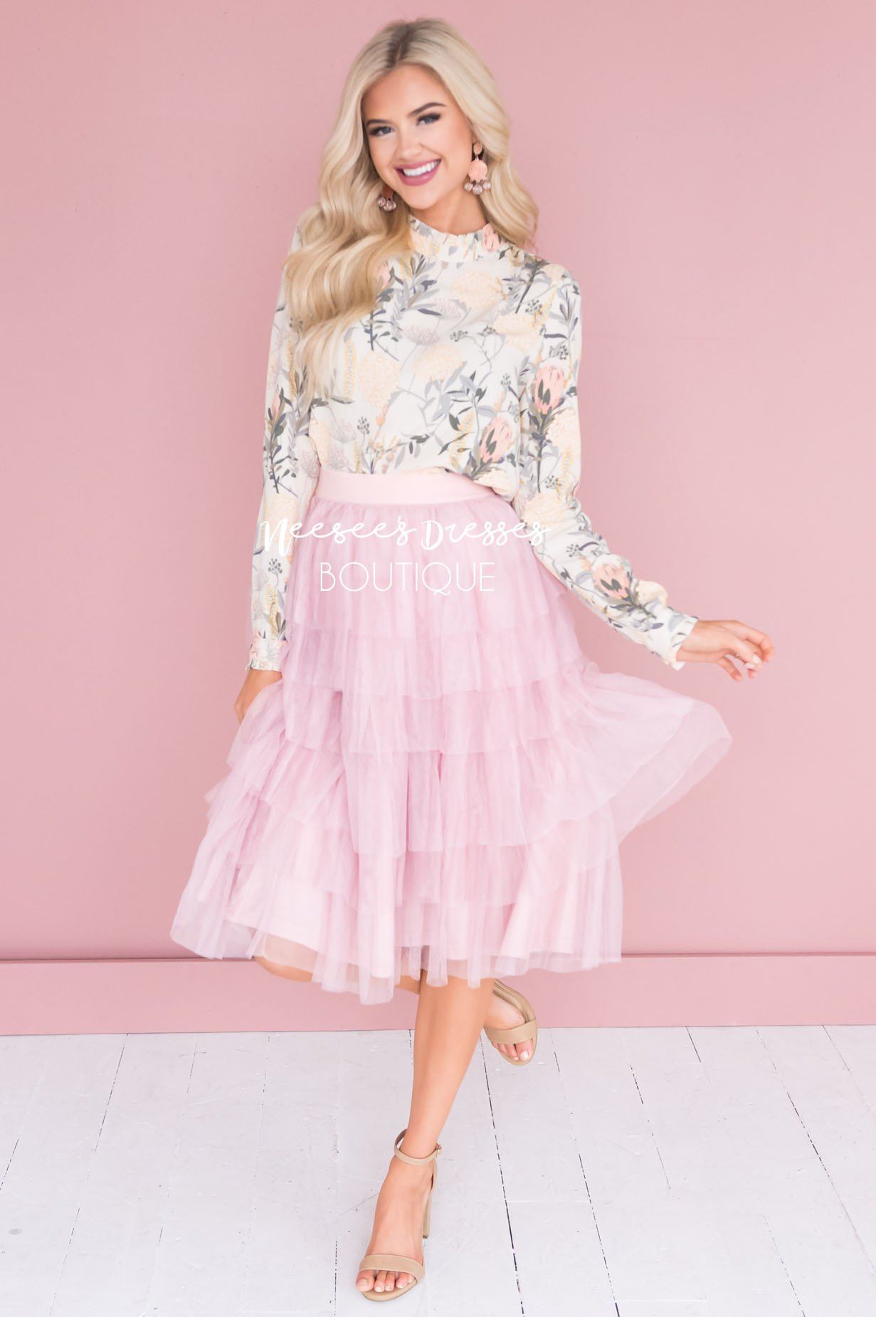 Fall in Love Tiered Tulle Skirt